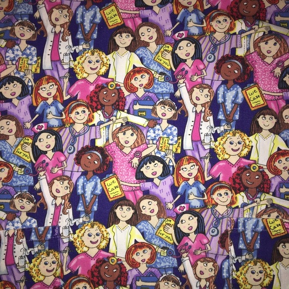 Tops - Nurse Scrub Top Shirt Size Small